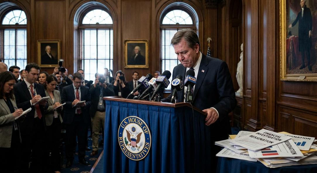 House Democrat’s Resignation: A Drama of Financial Intrigue
